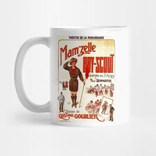 Vintage Theater Advertising Art MAM' ZELLE Boy Scout Opera Musique Mug